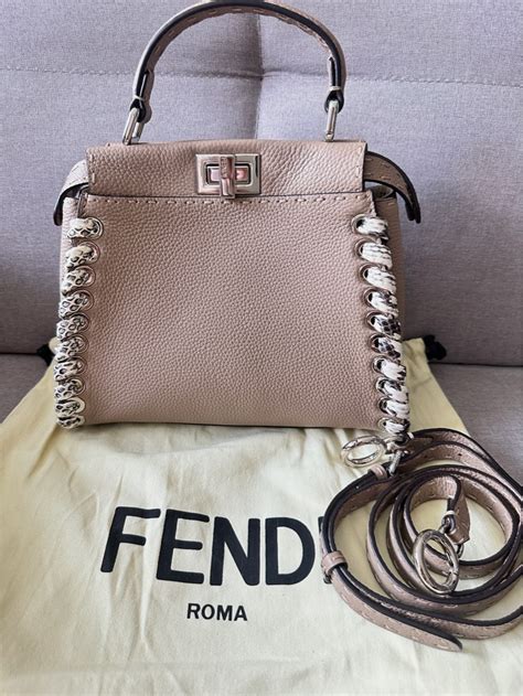 fendi whipstitch peekaboo|Fendi peekaboo bag.